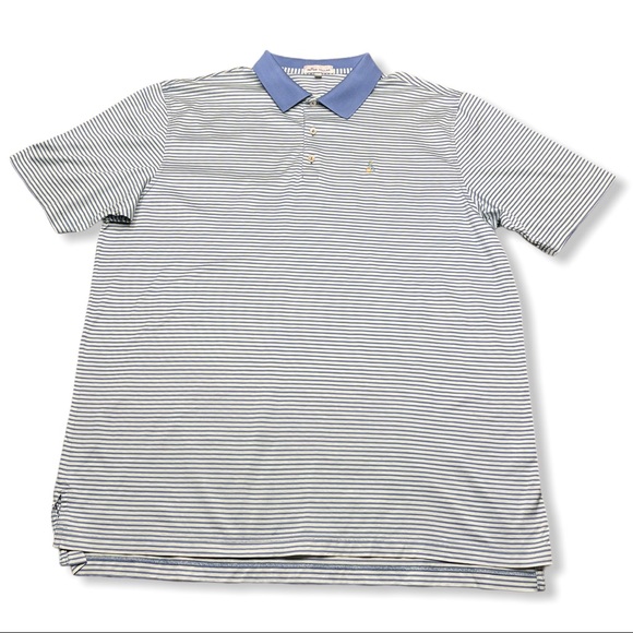 PETER MILLAR CROWN EASE SUMMIT PARK STRIPE POLO - Picture 5 of 6